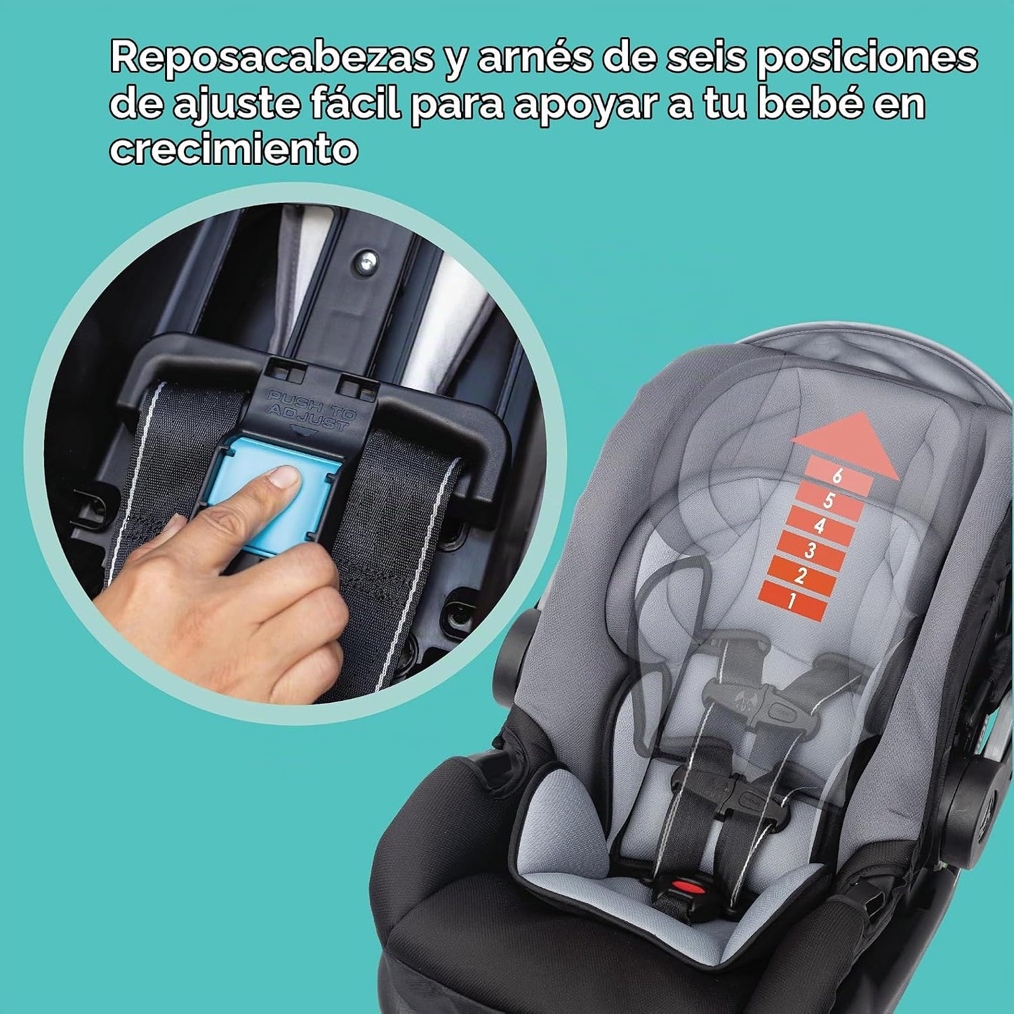 Baby Trend Tango PRO Sistema de Viaje con Asiento de Auto Infantil...