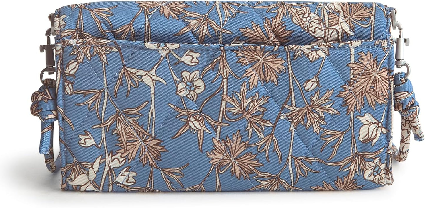 Vera Bradley Bolso bandolera Performance Twill Wildwood para mujer