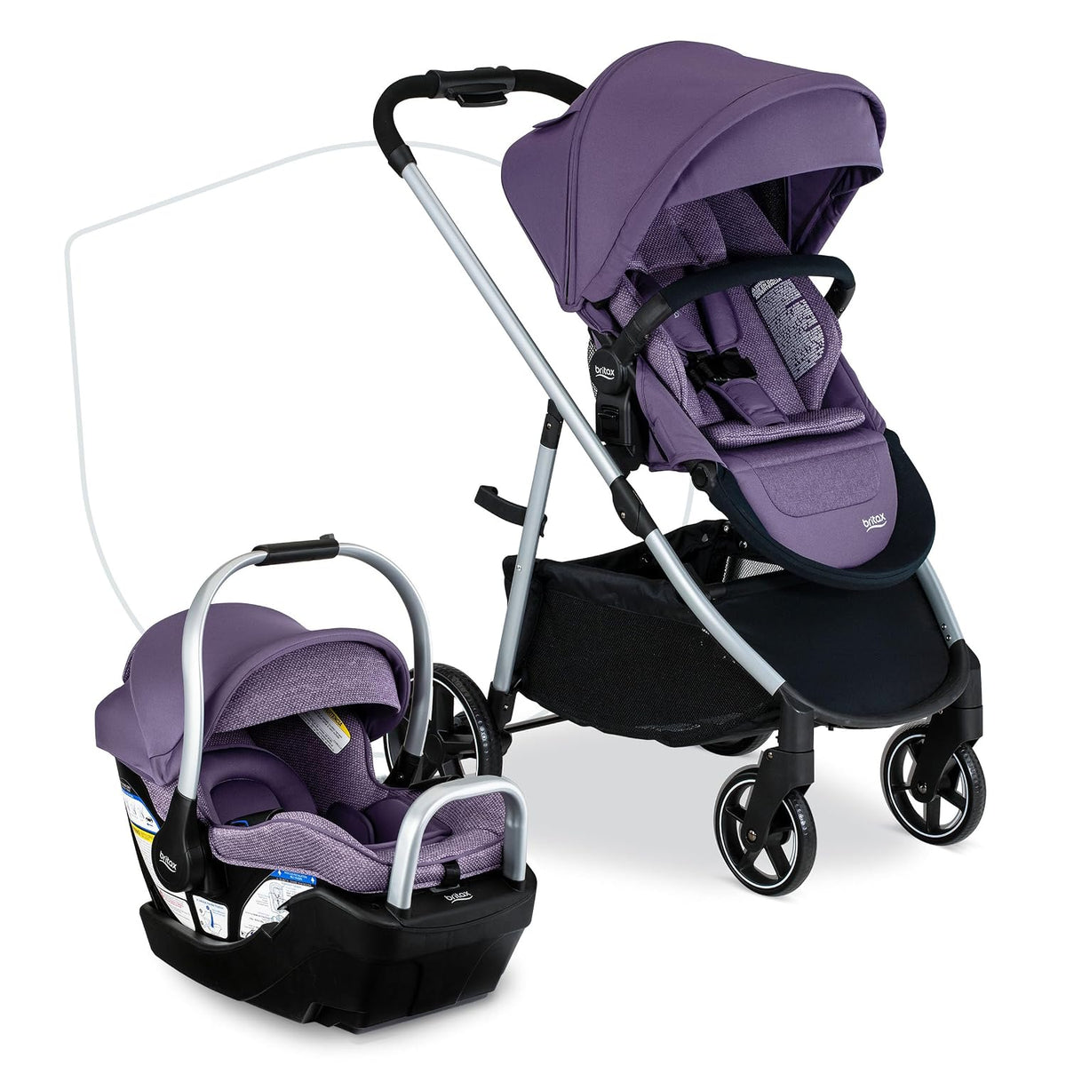 Britax Willow Grove SC Sistema de Viaje para Bebé, Asiento de Autom...