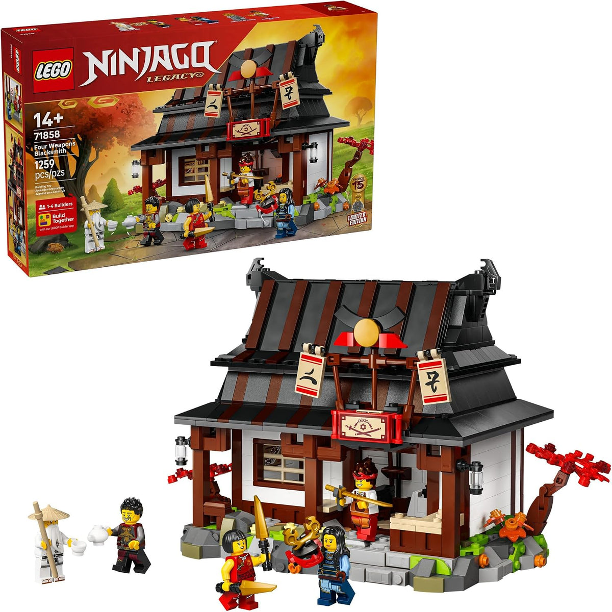 LEGO NINJAGO 71858 - Juguete de construcción del 15 aniversario de...