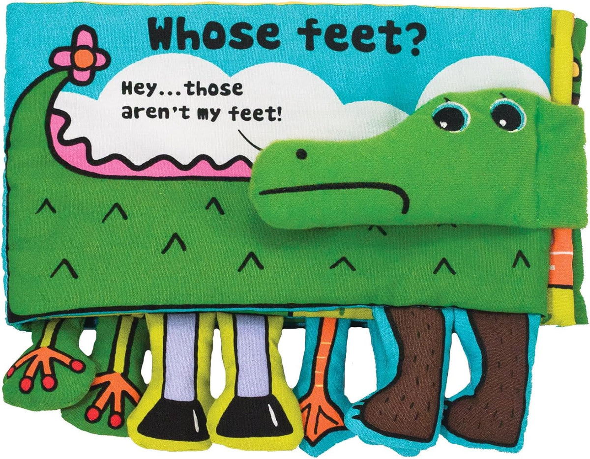 Melissa &amp; Doug Libro de actividades suaves - Los pies de quién,...