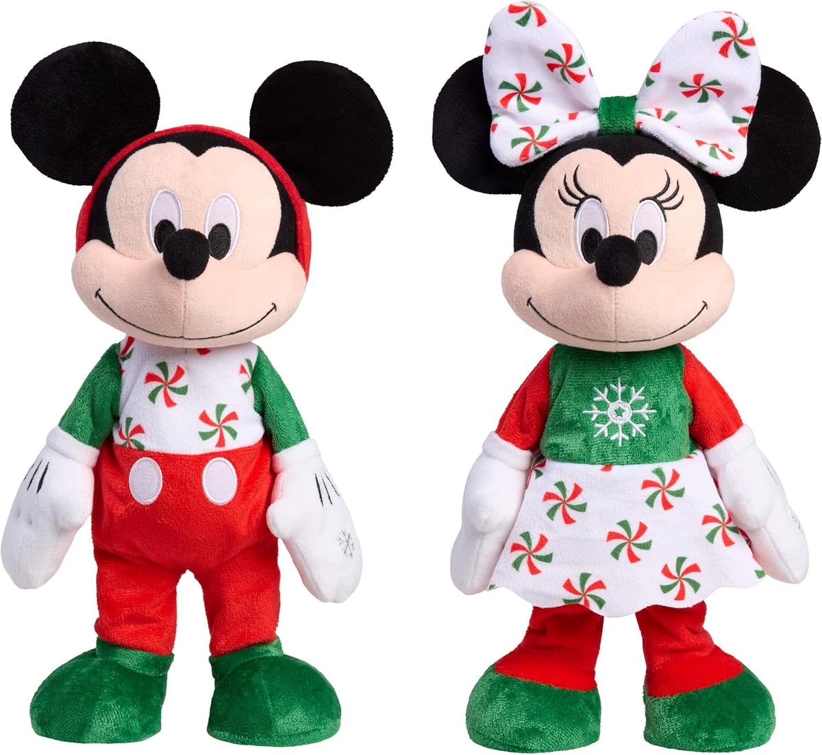 Peluche navideño de Minnie Mouse de Disney de Just Play | Rellenos...