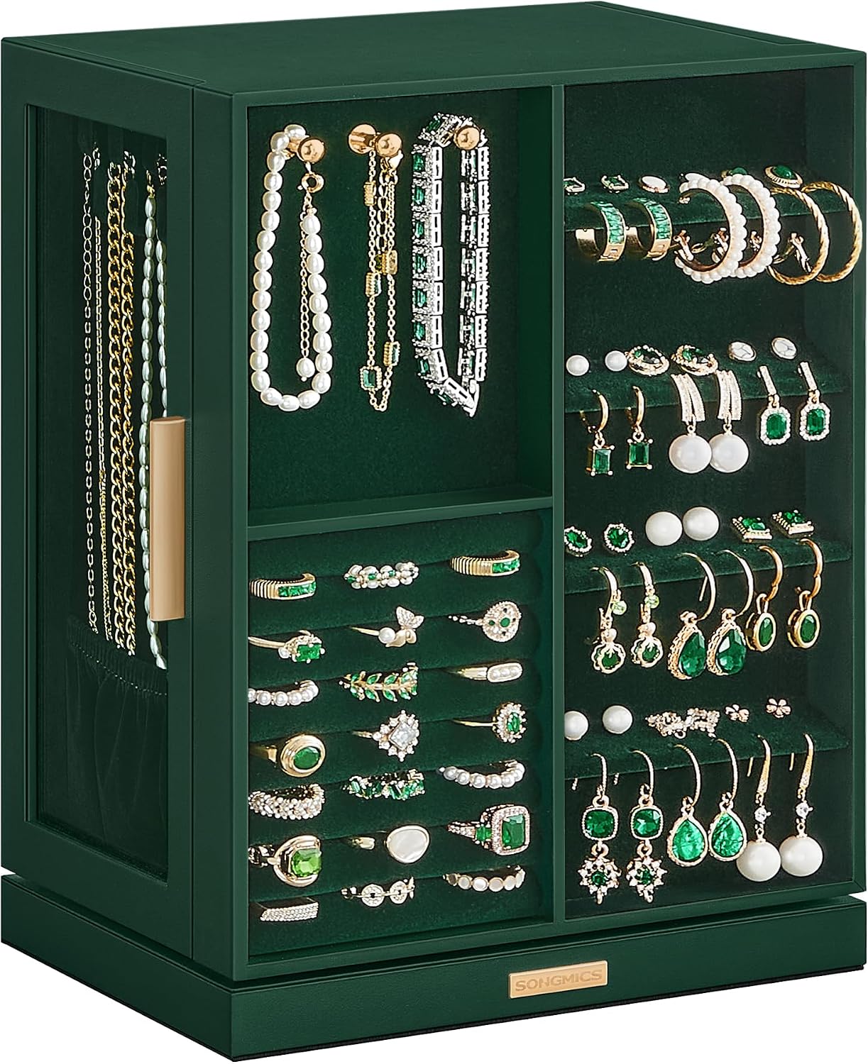 SONGMICS GISELLA Collection UJBC170C01 - Joyero organizador con rot...