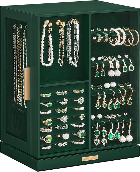 SONGMICS GISELLA Collection UJBC170C01 - Joyero organizador con rot...
