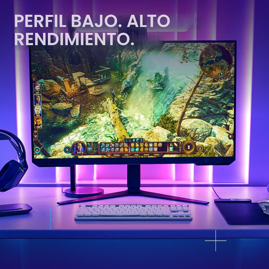 Logitech G515 Teclado inalámbrico para juegos TKL, LIGHTSYNC RGB, d...