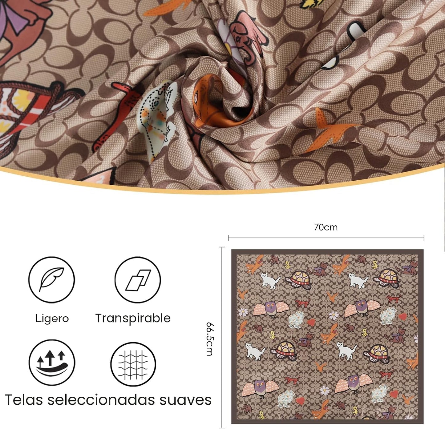 EXTREE Bufandas de corbata de diseño de moda para mujer - Bufanda p...