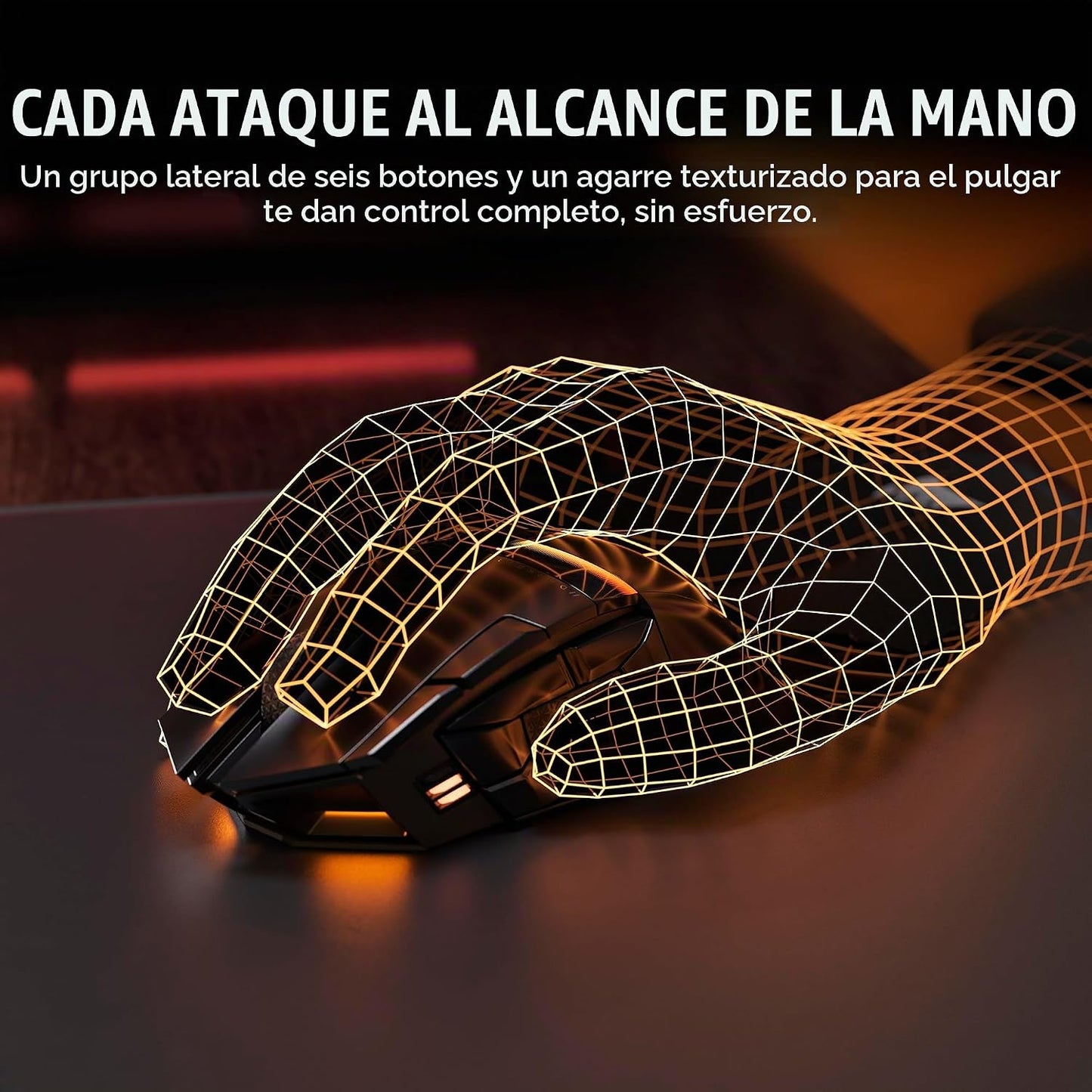 Corsair DARKSTAR - Mouse inalámbrico RGB para juegos MMO, MOBA - 26...