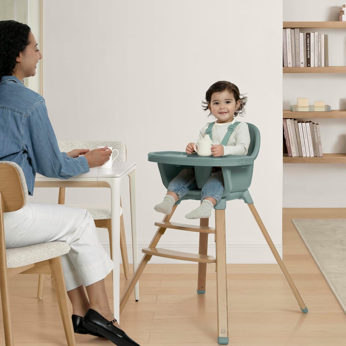 Delta Children - babyGap Otto 3-en-1 Silla Alta - Silla Alta que se...