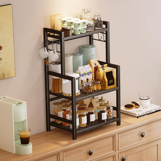Organizador de encimera de cocina, estante de especias de 3 niveles...