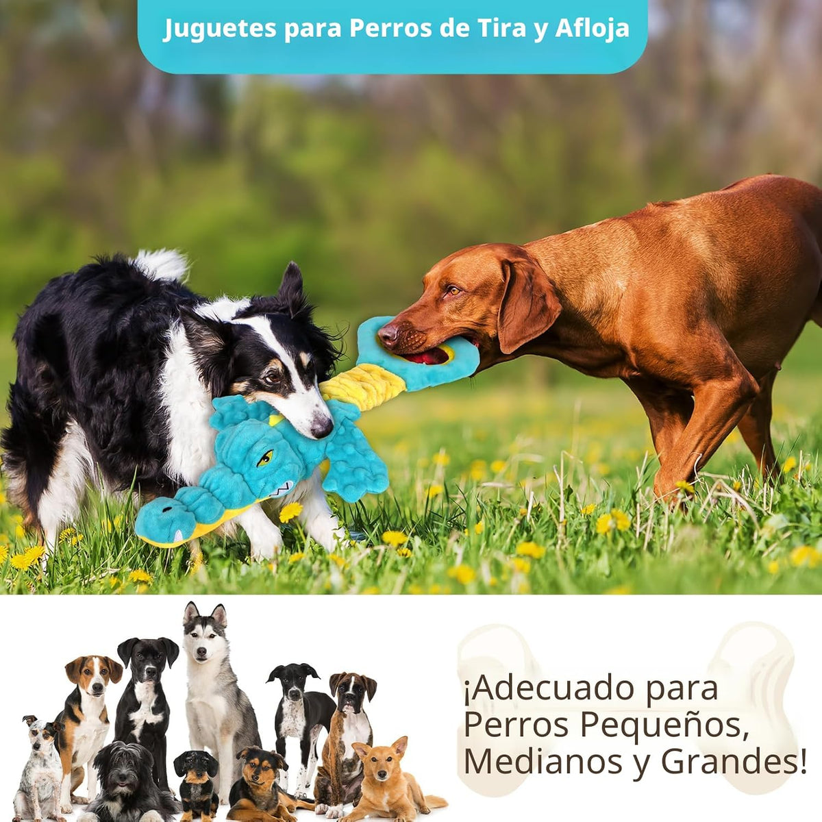 Juguetes para perros Lindo juguete de aligátor para perros, juguete...