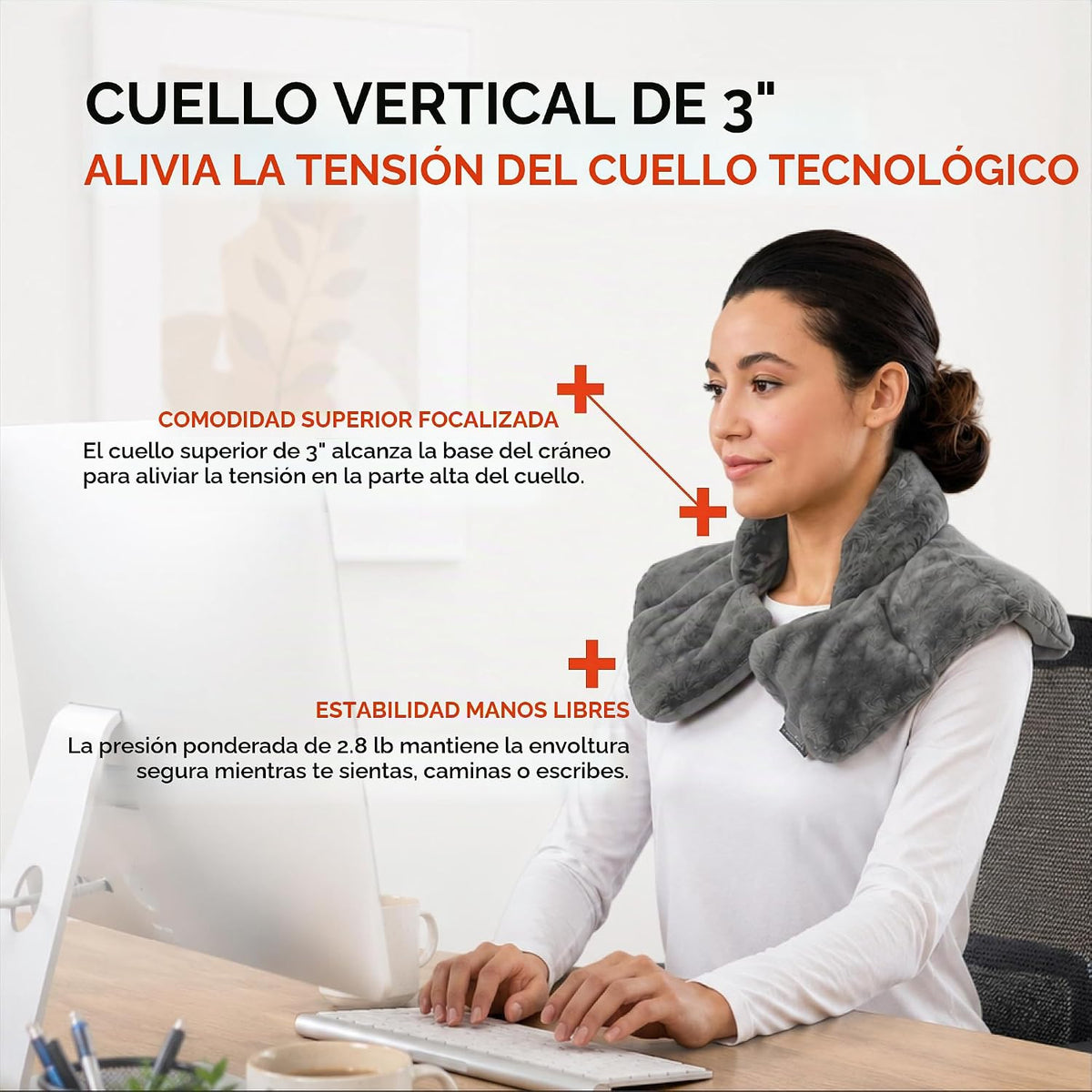 Sharper Image Envoltura térmica para cuello y hombros \u2013 Almoha...