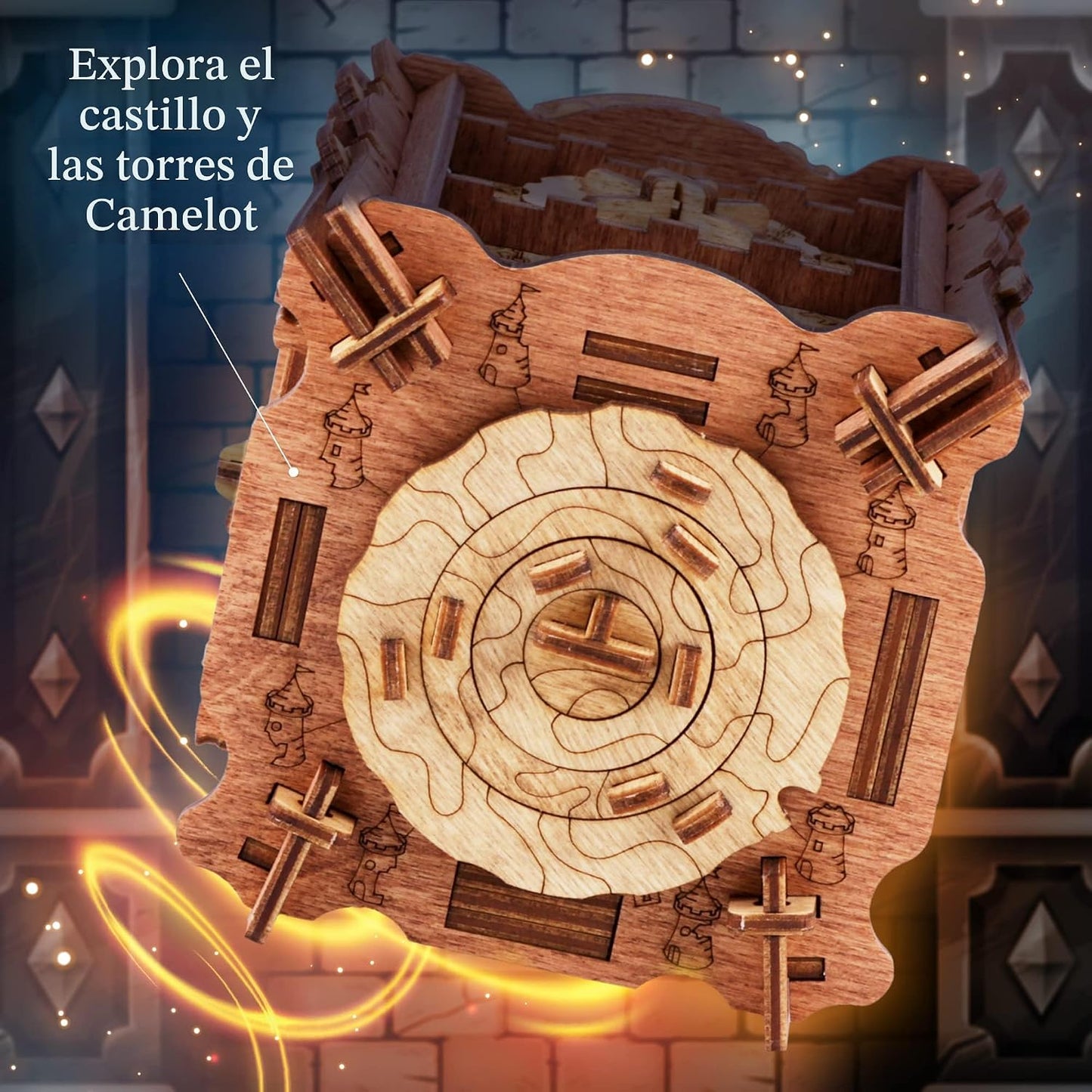 iDventure Cluebox The Trial of Camelot | Caja de Rompecabezas de Es...