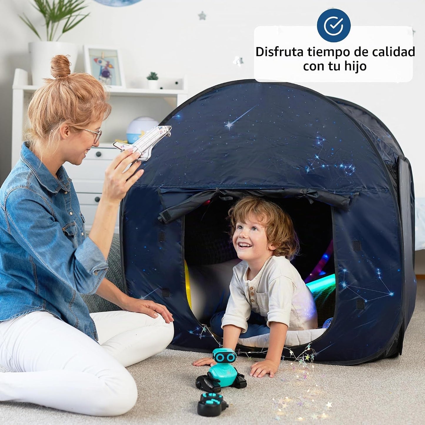 Tienda de campaña sensorial | Esquina tranquila para que los niños...