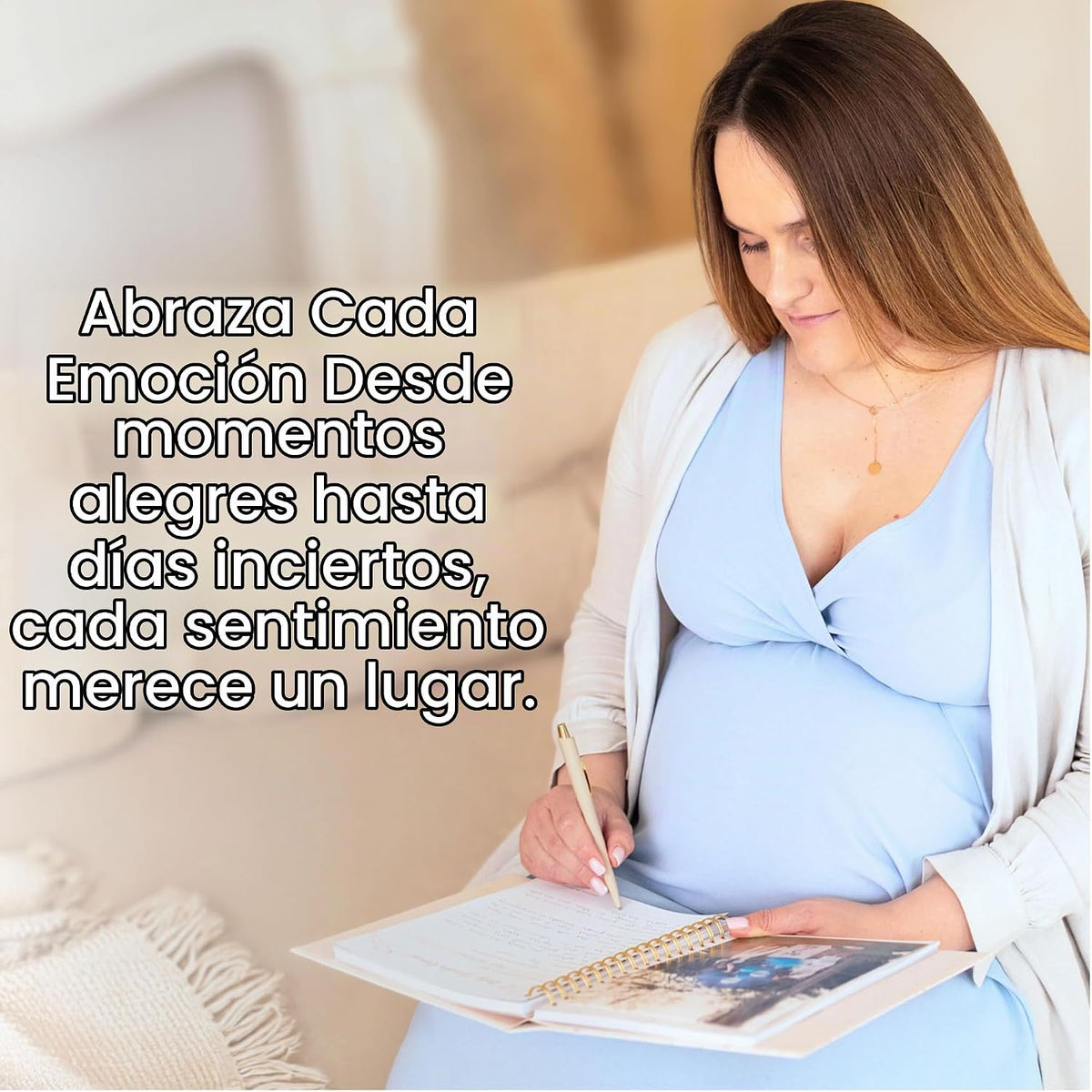 Diario de embarazo para madres primerizas, planificador de embarazo...