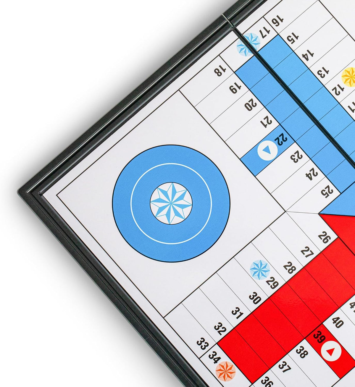 Ludo - Juego de mesa plegable magnético para viajes, 9.75 pulgadas
