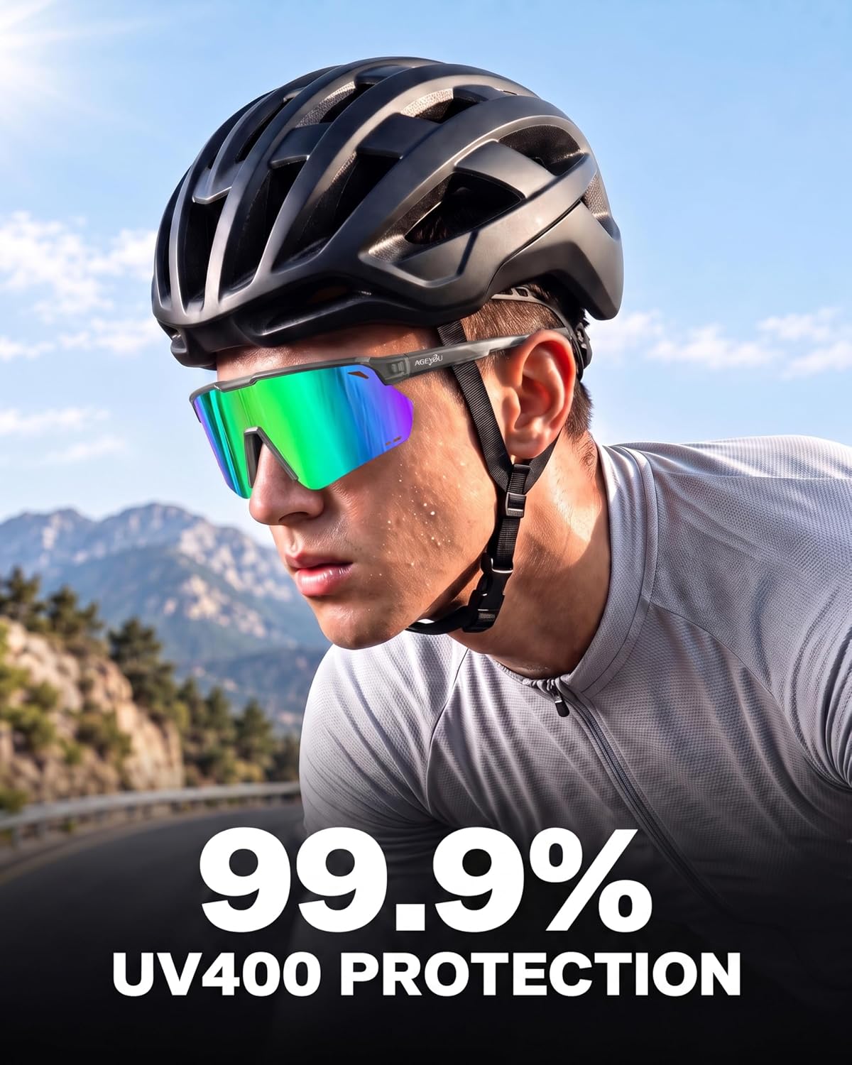AGEYOU Gafas de sol deportivas polarizadas para hombres y mujeres |...