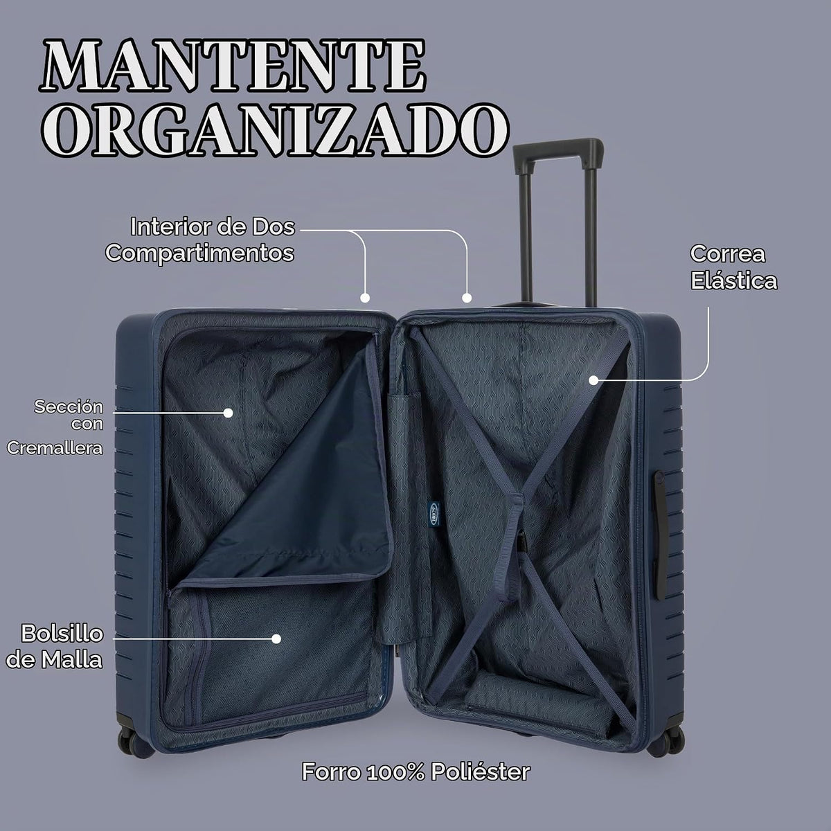 Bric's B|Y Ulisse Maleta giratoria, Azul Océano, 30 pulgadas
