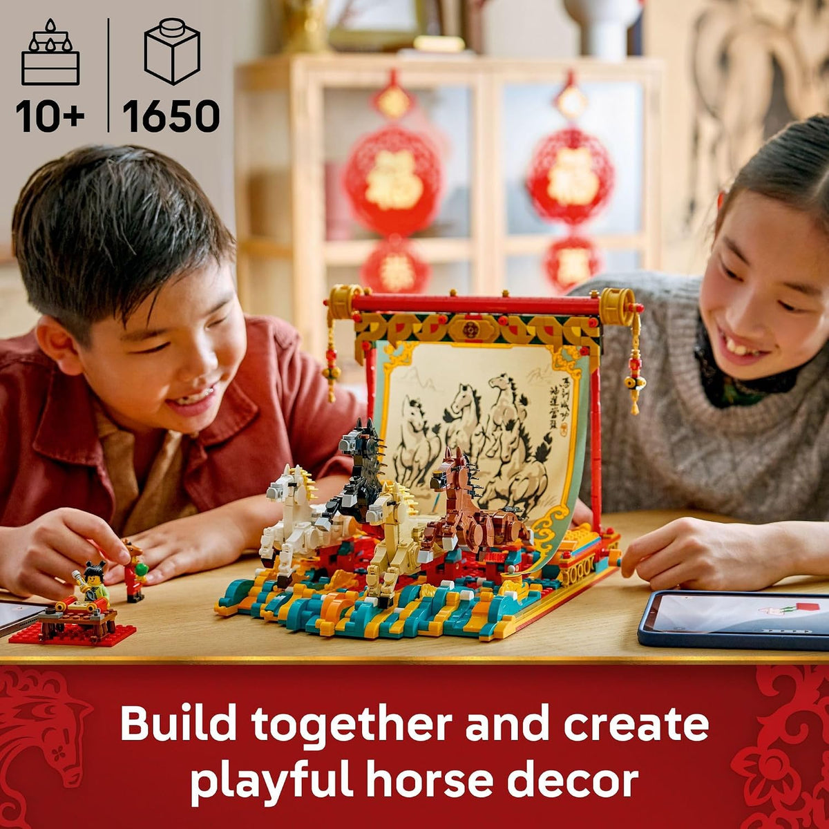 LEGO Caballo Galopante de Tela para el Festival de Primavera - Jugu...