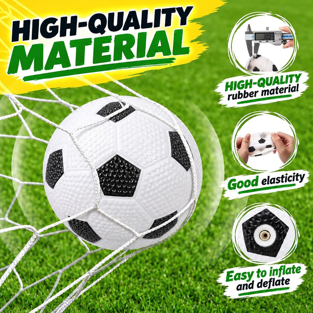 Civaner Mini pelota para niños, 80, estilo fútbol | Bolas de balonc...