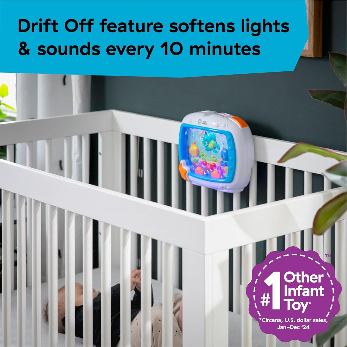 Baby Einstein Sea Dreams - Calmante de juguete con control remoto,...