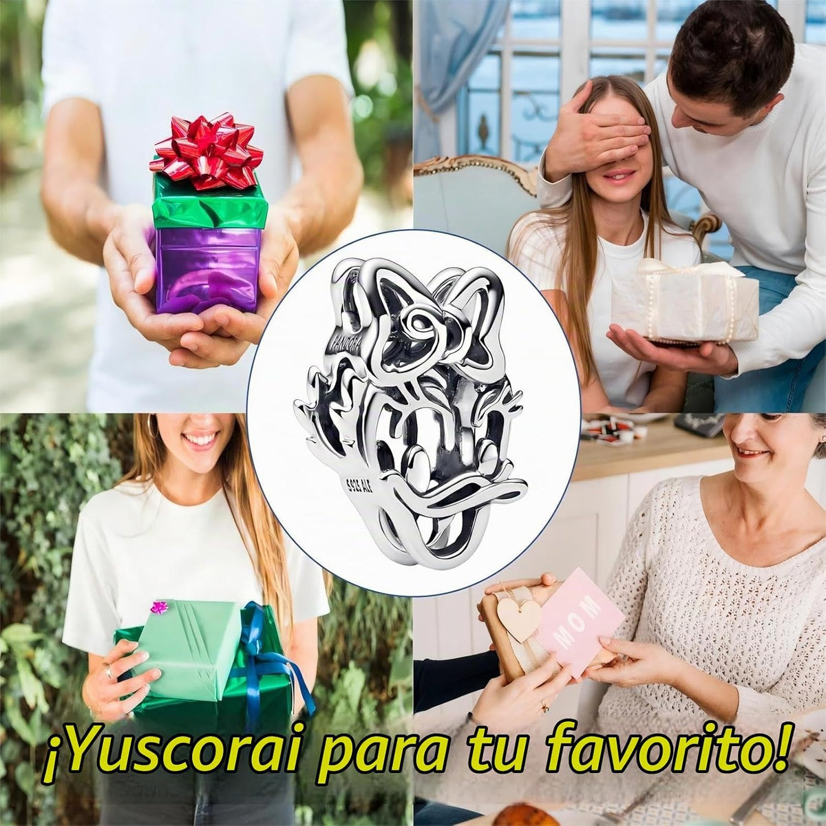 Yuscorai Bonitos dijes de moda para pulseras y collares, para cumpl...