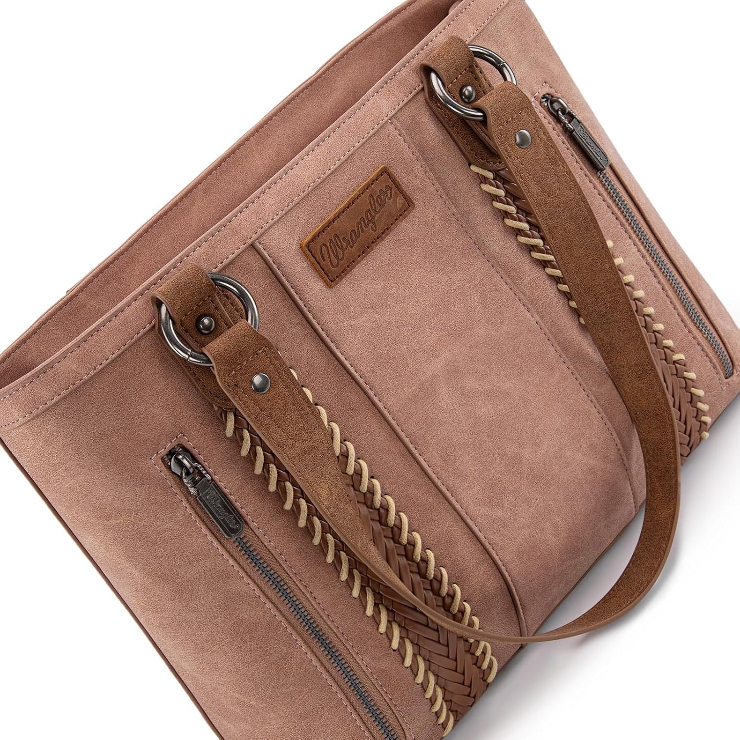 Montana West Wrangler Bolso de mano para mujer con múltiples bolsil...