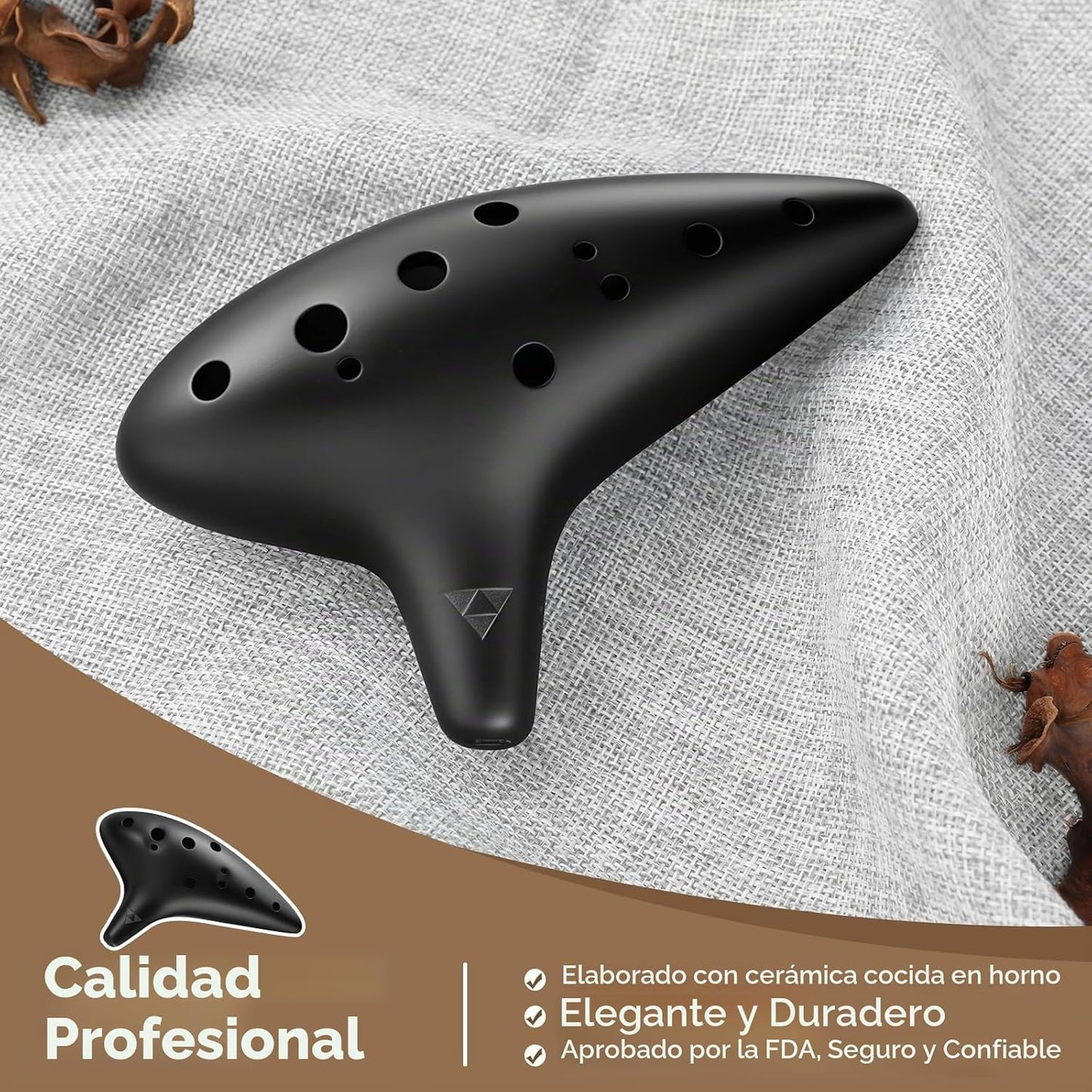 Ohuhu Zelda Ocarina con libro de canciones (Canciones de la leyenda...
