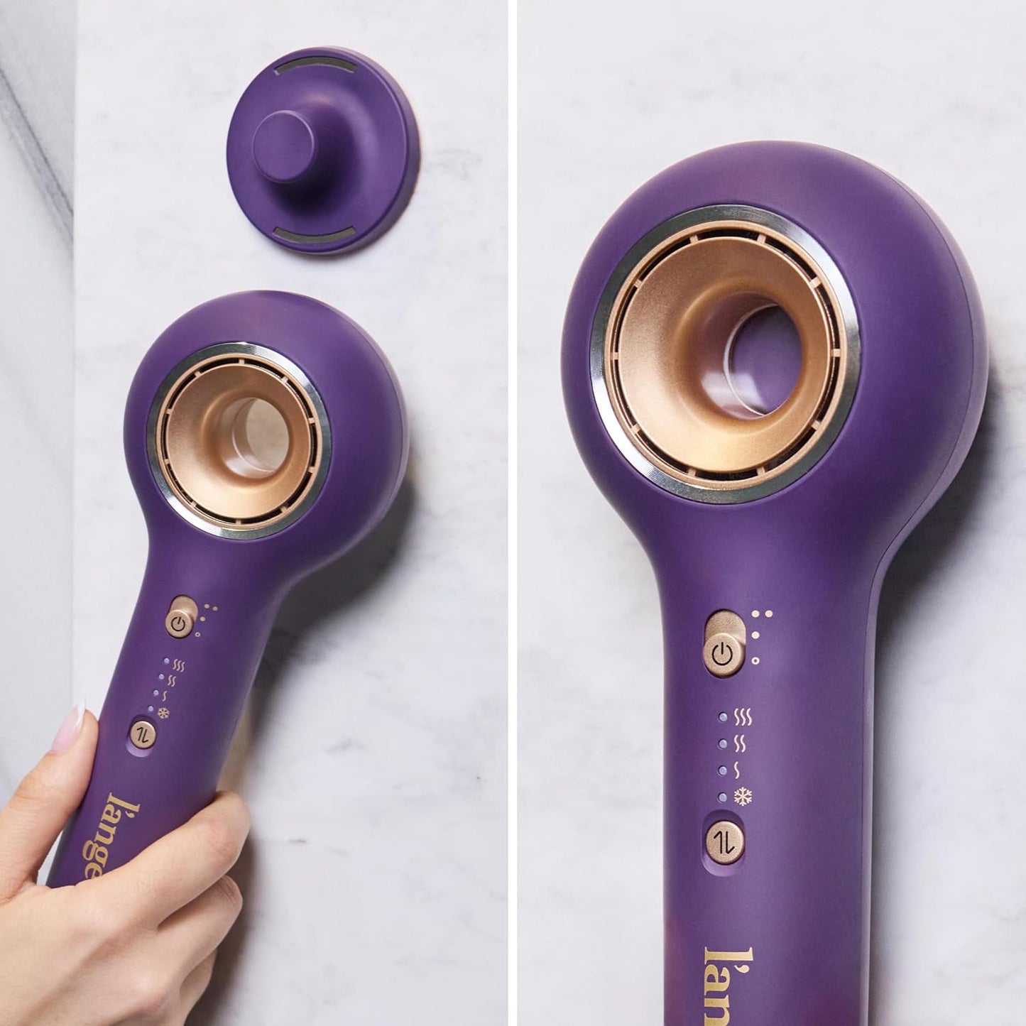 L'ANGE HAIR Axia HaloRing Secador de Cabello | Secador Iónico d...