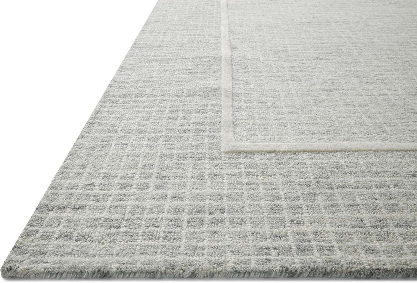 Loloi Chris Loves Julia Briggs Mist\/Ivory - Alfombra de área de 9...