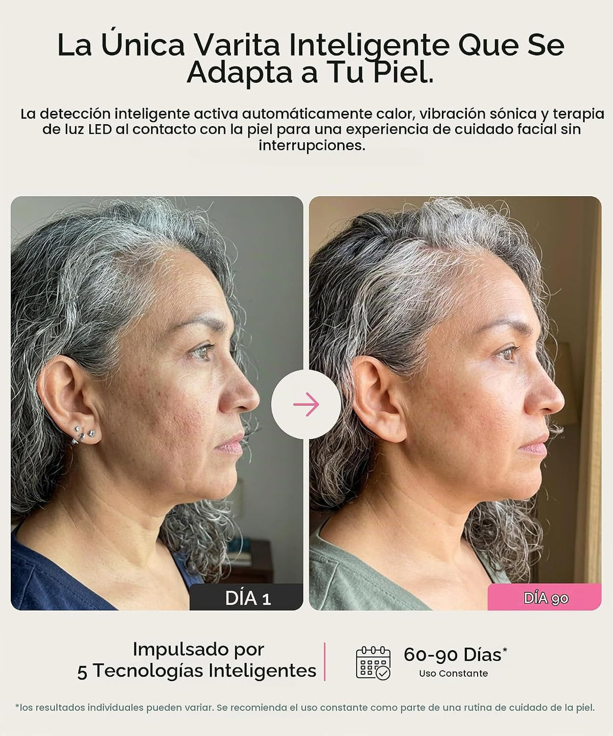 REVO Genie Masajeador facial para cara y cuello, dispositivo de bel...