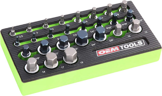 OEMTOOLS 23990 Allen Juego de 26 piezas de llaves Allen, juego de l...