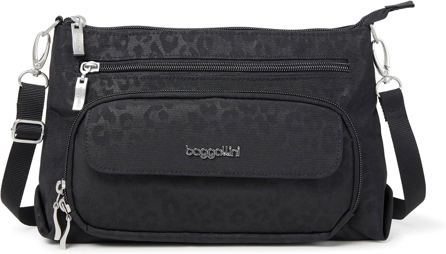 Baggallini Original Everyday 11x7.5 Bolsos cruzados con RFID, liger...
