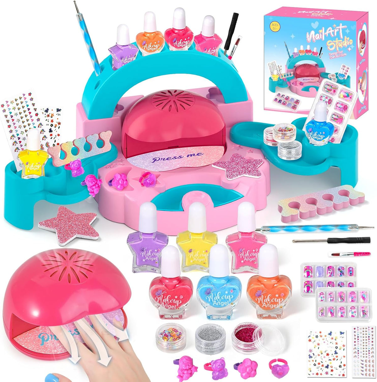 Juego de esmaltes de uñas para niñas, regalo de cumpleaños de Navid...