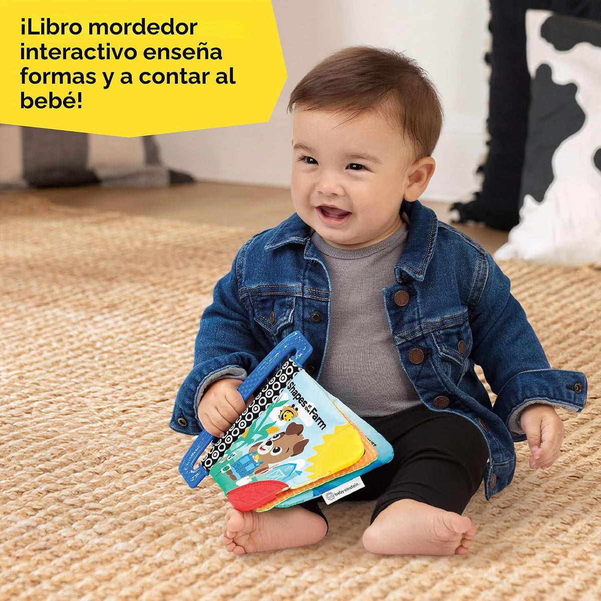 Baby Einstein Farm Explorers Shapes at the Farm - Libro de mordedor...