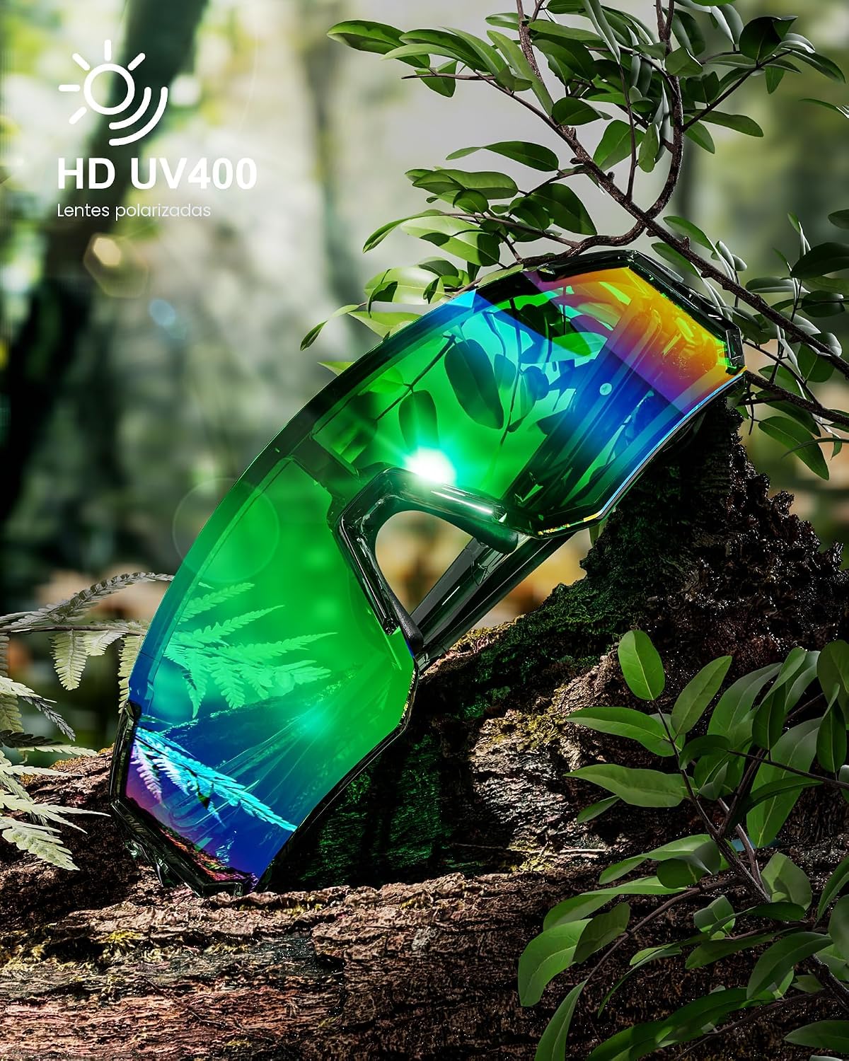 QALLY Gafas de sol deportivas polarizadas para hombres y mujeres, p...