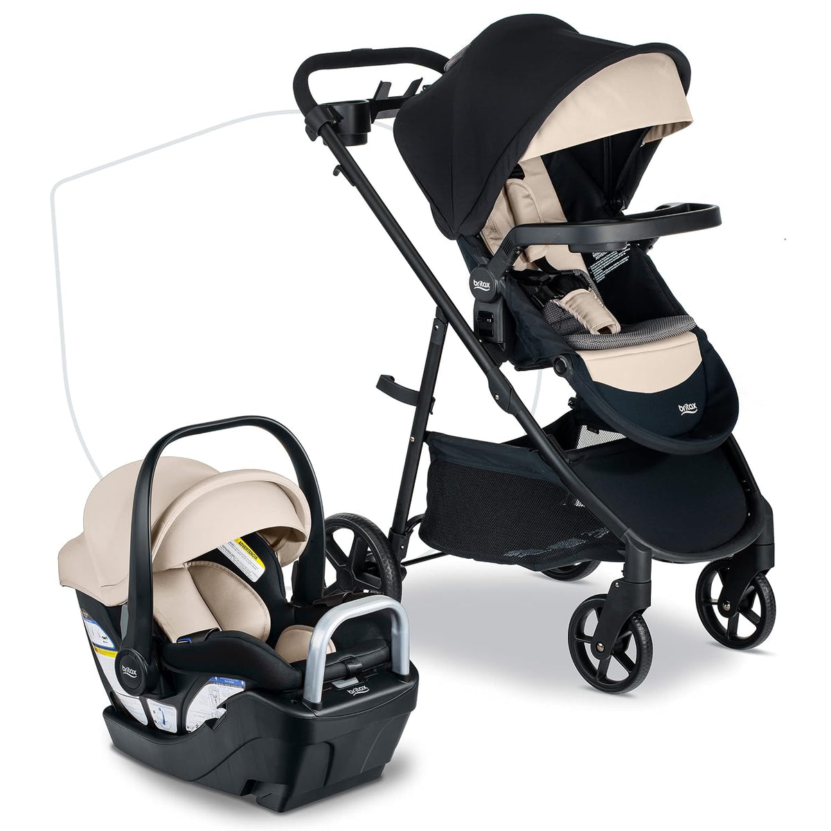 Britax Willow Brook S+ Sistema de viaje para bebé, asiento de autom...