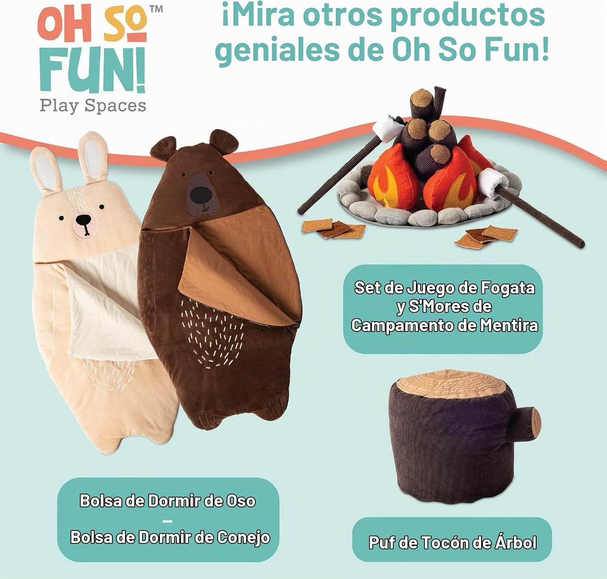 MindWare Camper Playhouse \u2013 Pretend, Fuerte interior para niño...