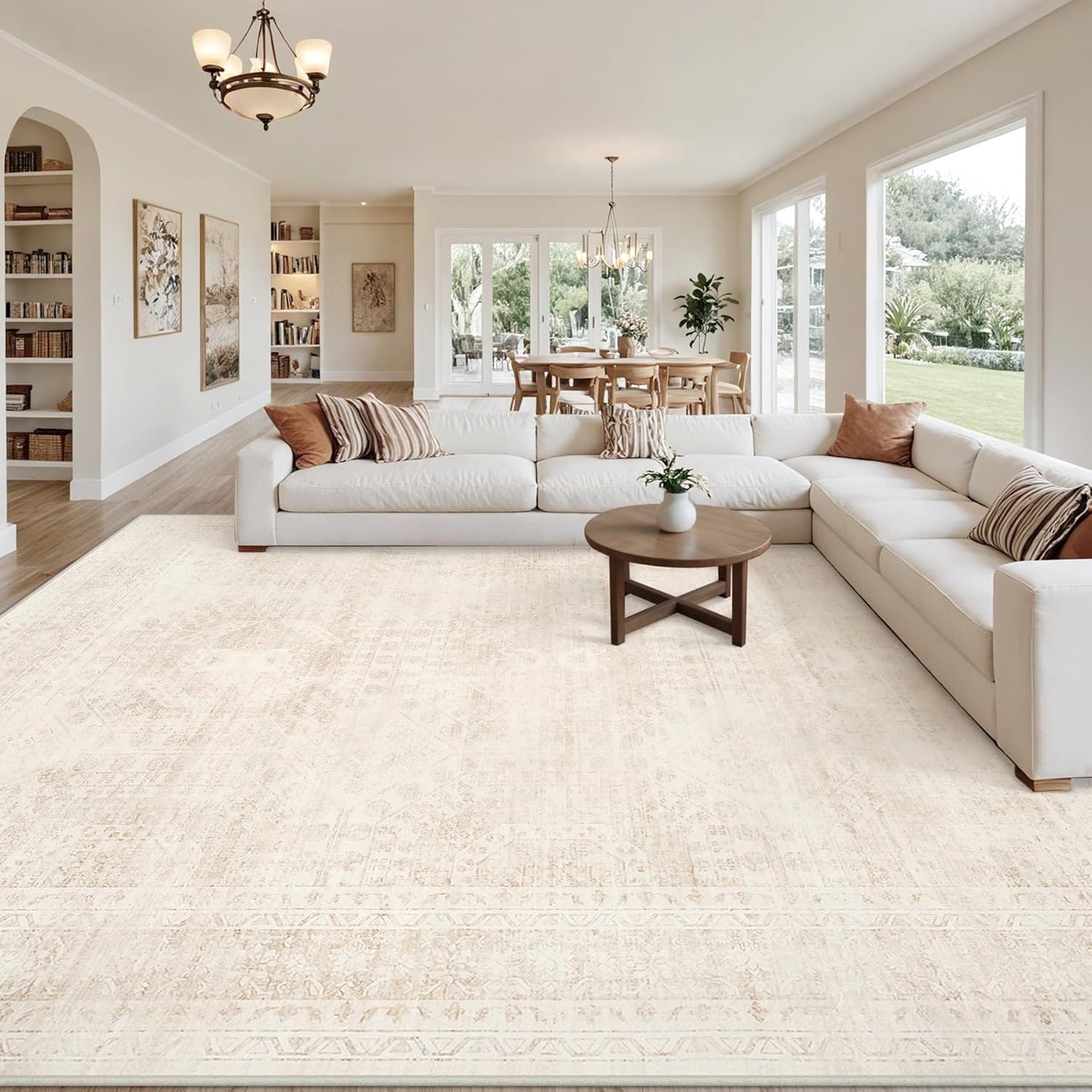 Alfombras Luxturiy 8x10 Sala de estar: Dormitorio Alfombra Lavable...