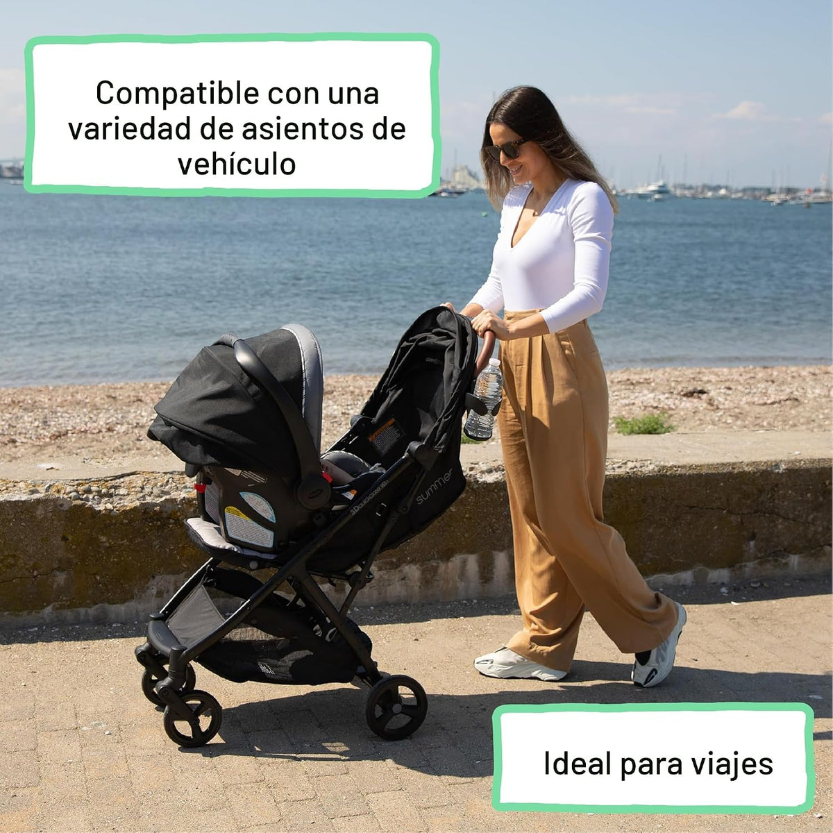 Ingenuity 3Dquickclose CS+ - Cochecito plegable compacto - Cochecit...
