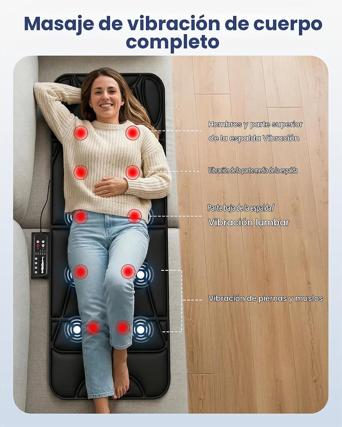 Comfier - Tapete de Masaje de Cuerpo Completo, Almohadilla de Masaj...