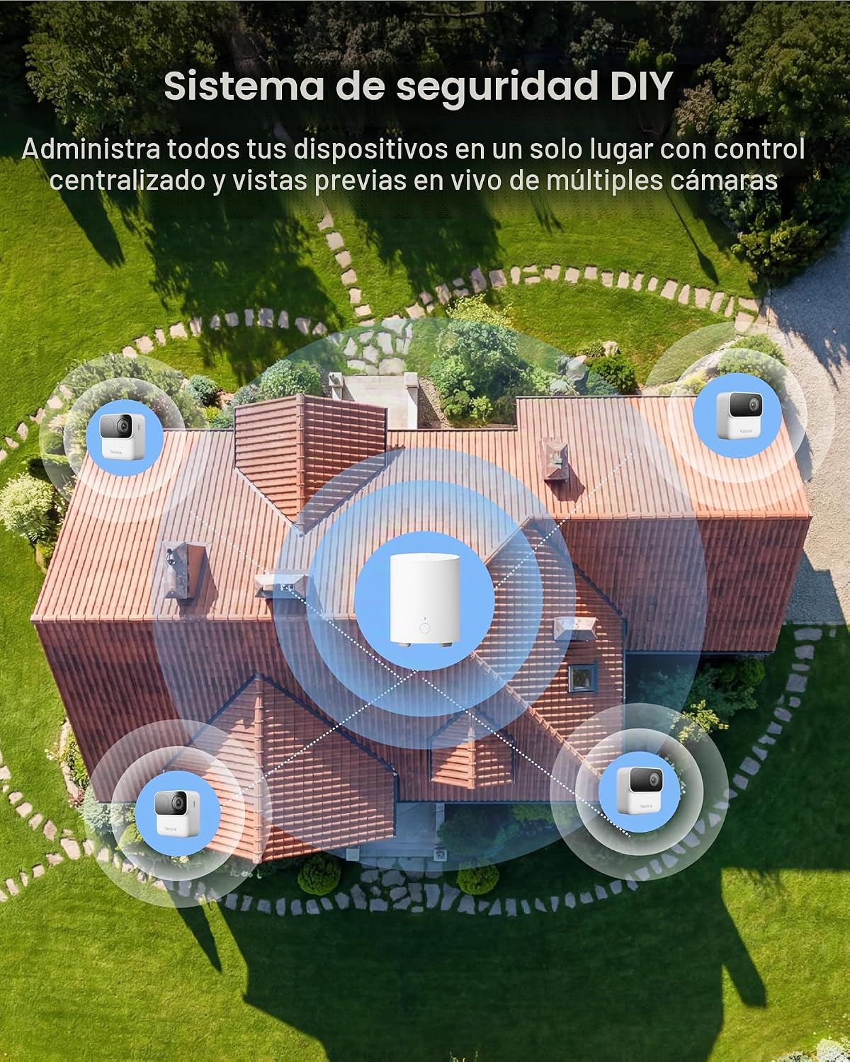REOLINK Cámaras de seguridad inalámbricas para exteriores, detecció...