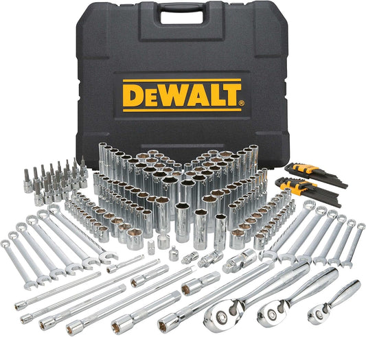 DEWALT Kit de herramientas mecánicas y juego de llaves, juego de he...