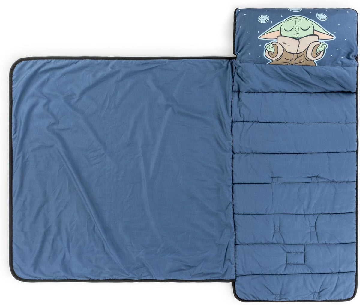 Jay Franco Tapete para siesta para niños con almohada y manta integ...