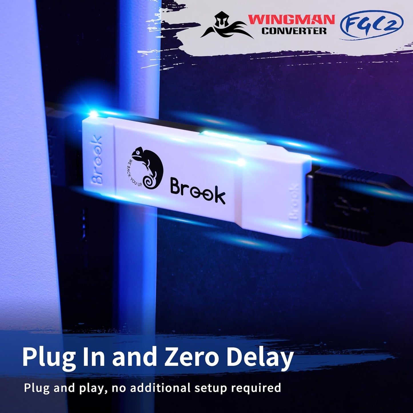 Brook Wingman FGC2 Converter-Arcade Joystick Adaptador Gamepad para...