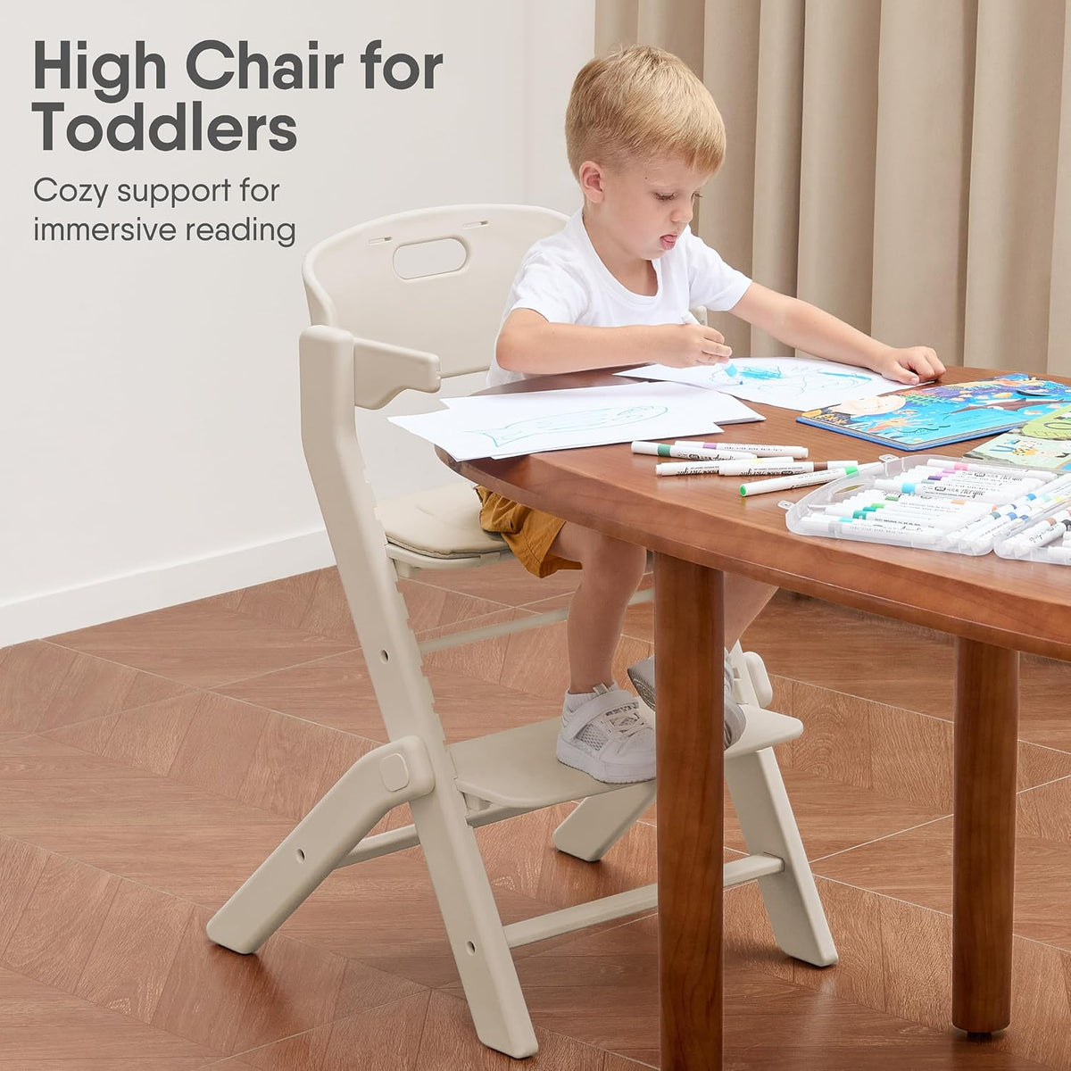 Obee Odee Trona de bebé totalmente lavable para bebés y niños peque...