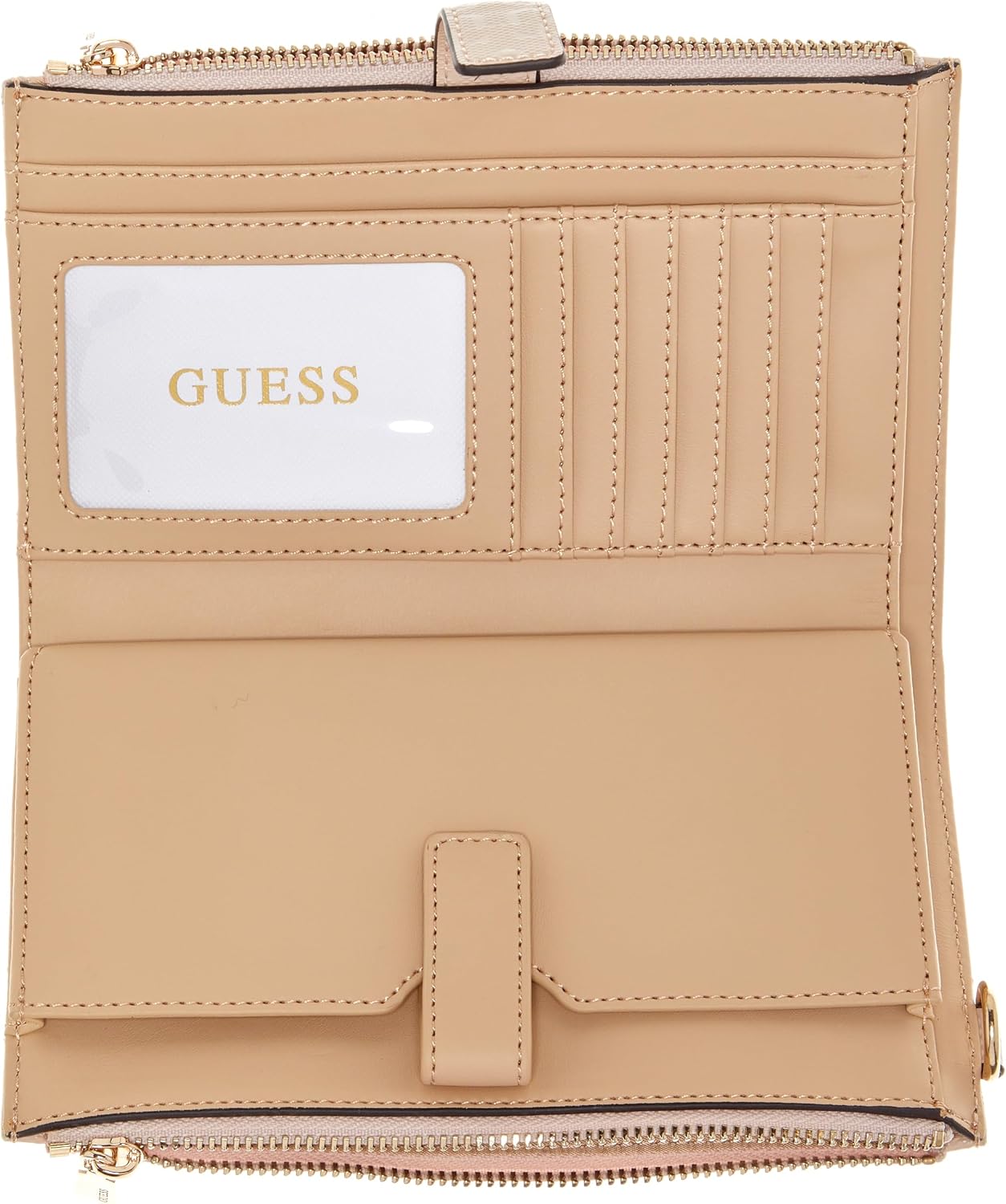 GUESS Cartera organizadora Laurel II con doble cremallera para muje...