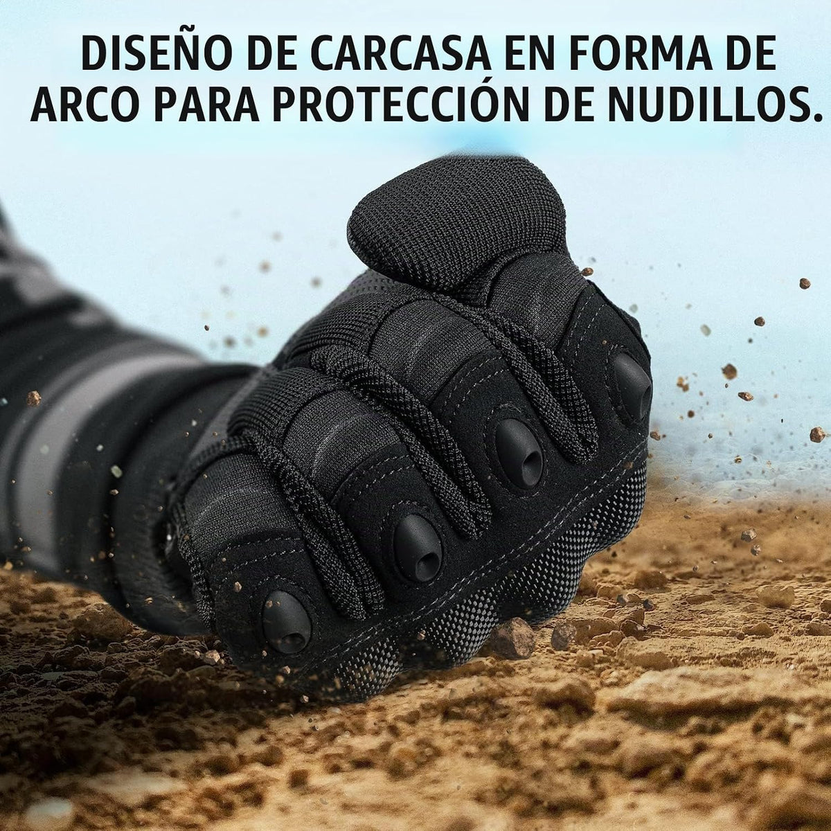 Cierto - Guantes de motocicleta, protector de nudillos duros para p...