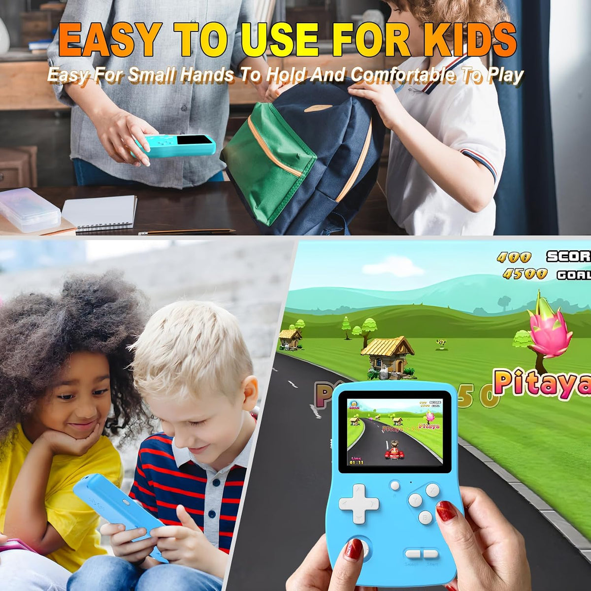 Juegos de mano de 32 bits para niños precargados 139 videojuegos, r...