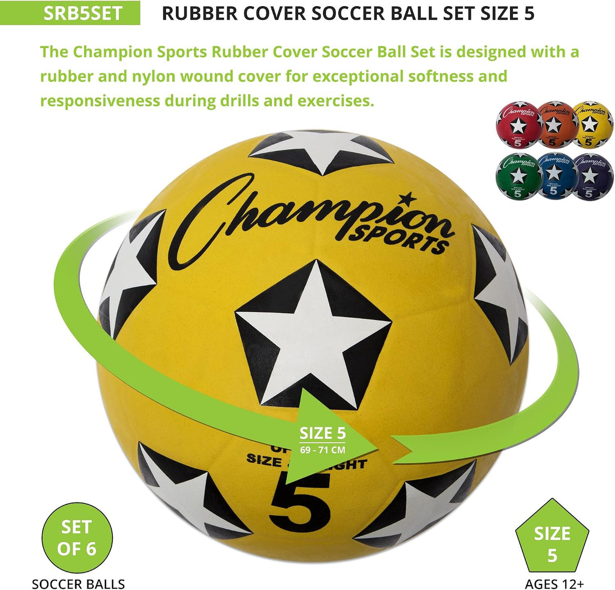 Champion Sports Cubierta de goma