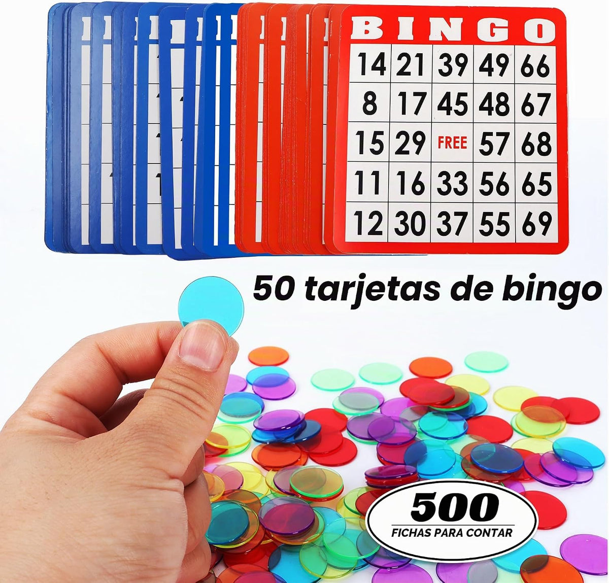Juego de bingo de lujo GSE para fiestas de amigos, noches de juego...